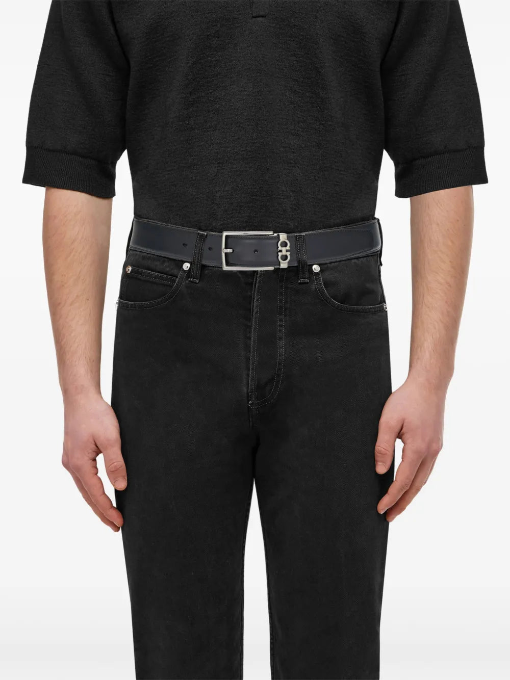 Ceinture RF Réversible en Cuir