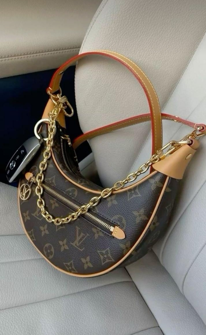 LV Sac Loop marron - vue 7