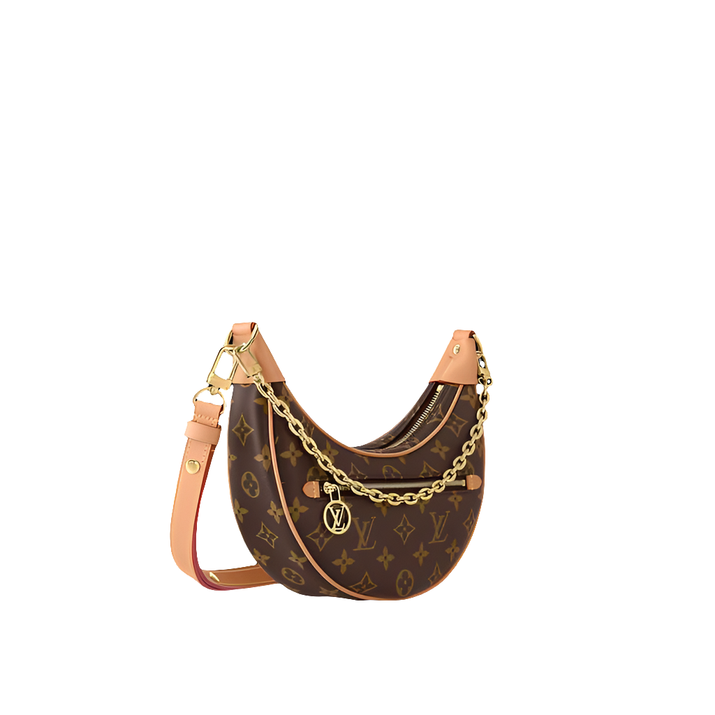 LV Sac Loop marron - vue 3