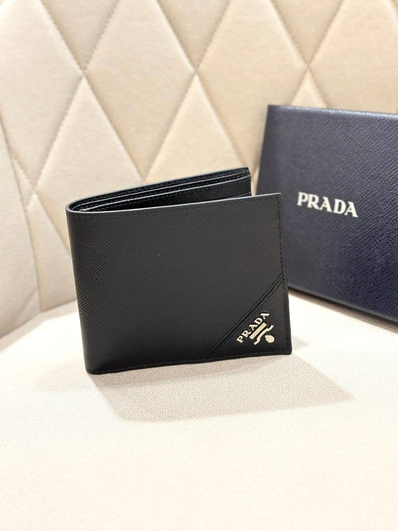 Prada bi-fold wallet - vue 6
