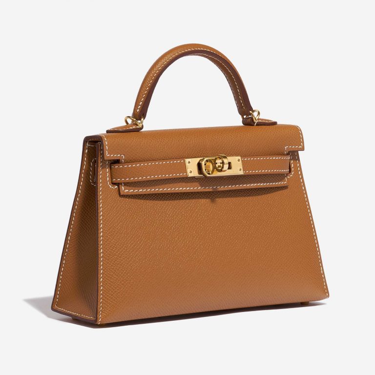 Hermes Kelly Mini Epsom Gold - vue 5