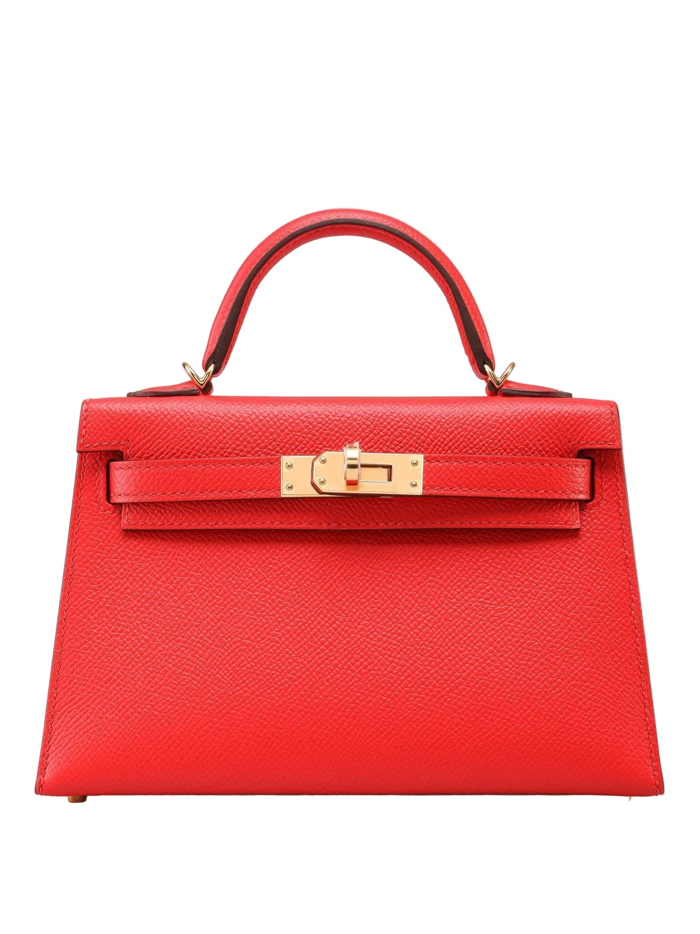 Hermes Mini Kelly 20 Rouge - vue 1