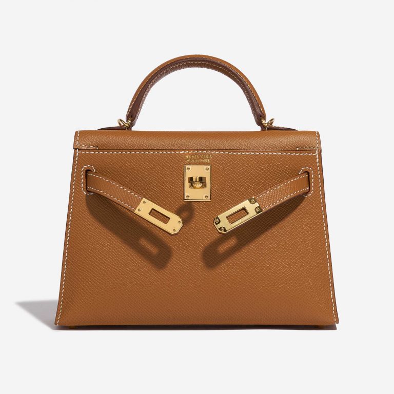 Hermes Kelly Mini Epsom Gold - vue 2