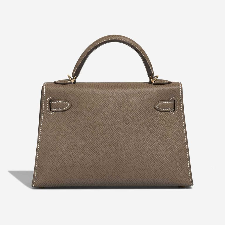 Hermes Kelly Mini Epsom Etoupe - vue 3