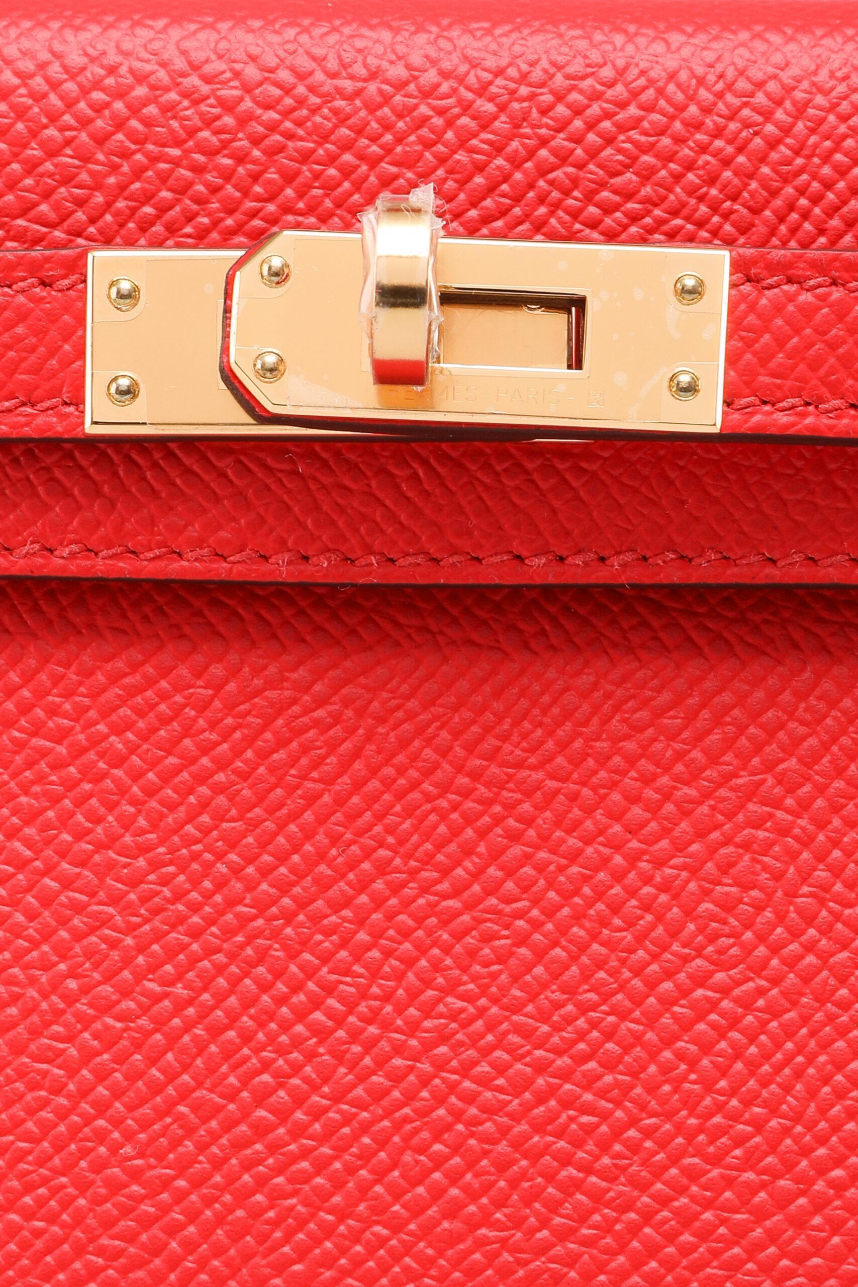 Hermes Mini Kelly 20 Rouge - vue 6