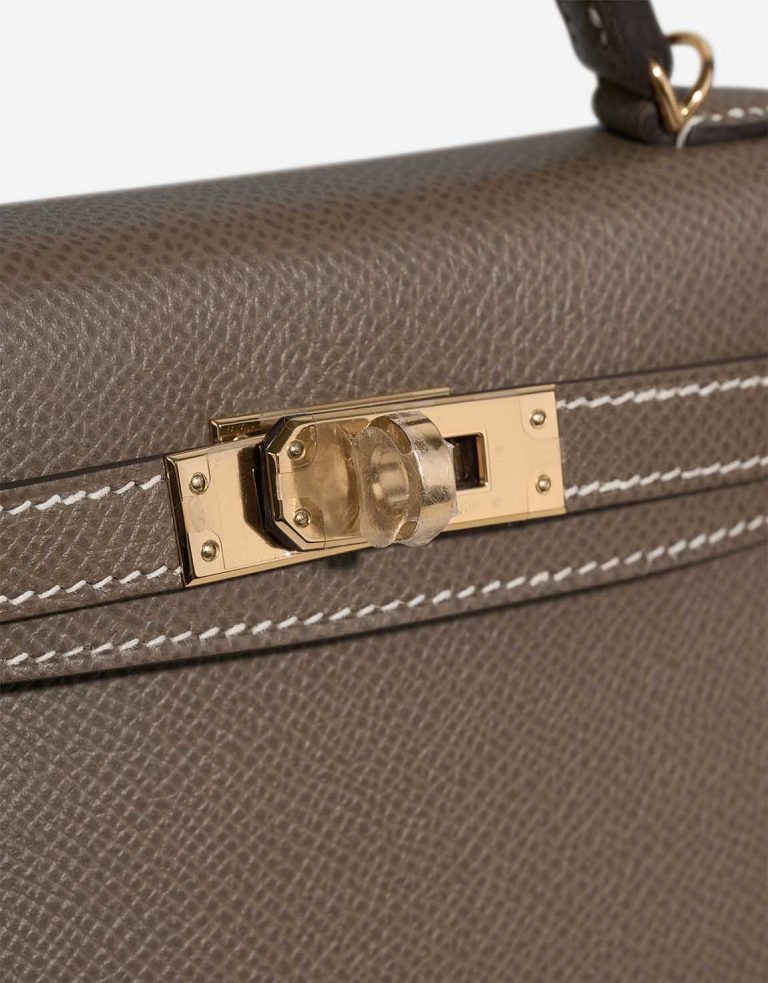 Hermes Kelly Mini Epsom Etoupe - vue 7