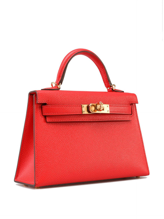 Hermes Mini Kelly 20 Rouge - vue 2
