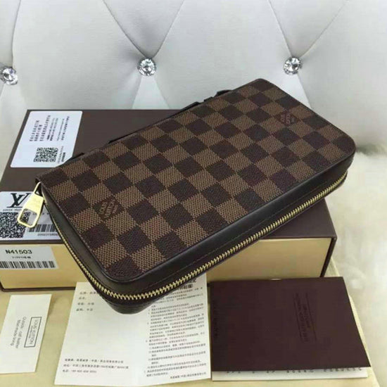 LV Zippy XL Damier Ebene - vue 2
