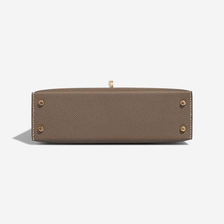 Hermes Kelly Mini Epsom Etoupe - vue 6