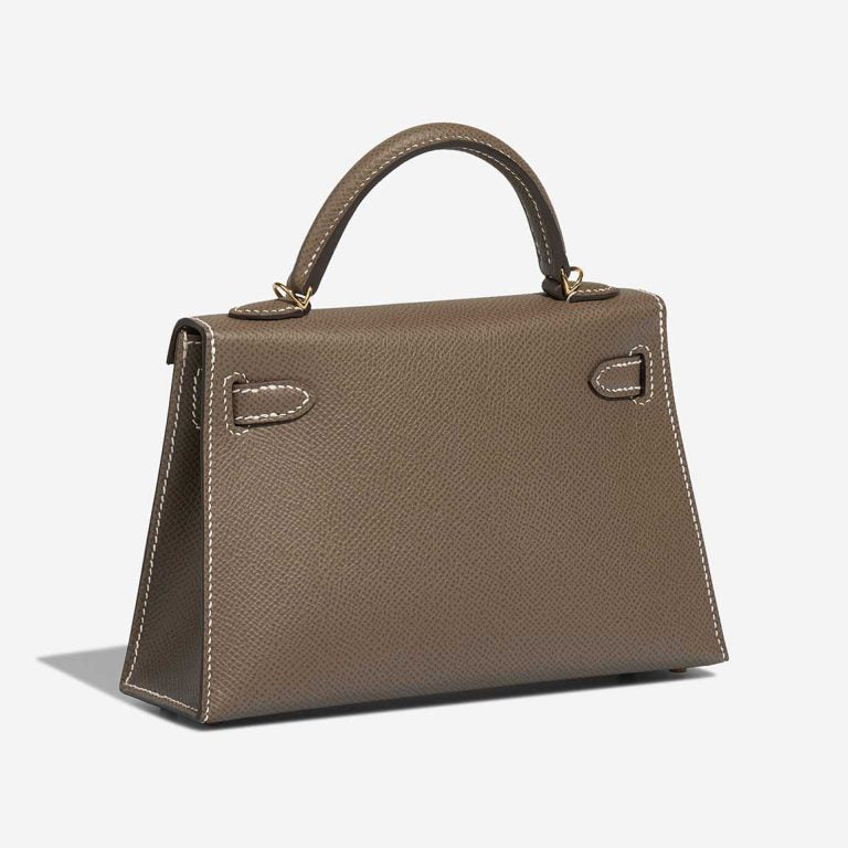 Hermes Kelly Mini Epsom Etoupe - vue 5